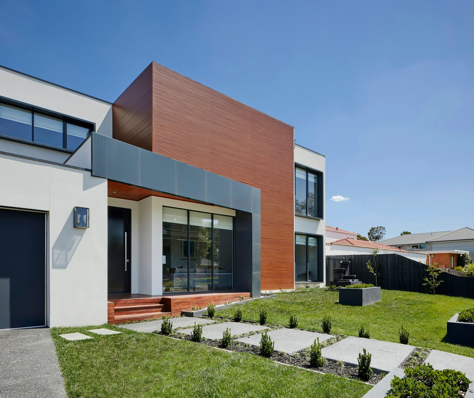 Contemporary interior color and finish inspiration - illustrative stock photo